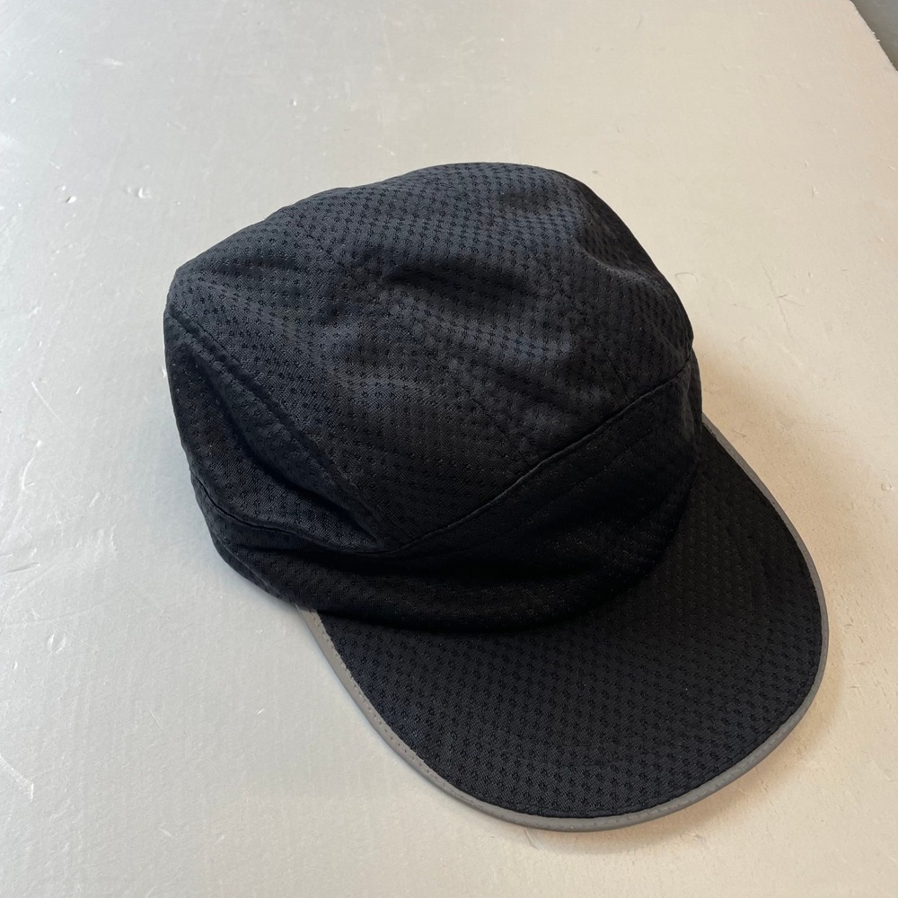 JJJJound Victory Cap 5 Panel Hat Mens OS Black Mesh Standard Issue Camper Cap - Picture 4 of 7